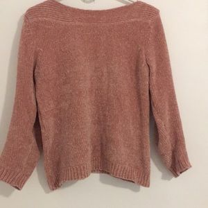 Chenille boxy sweater